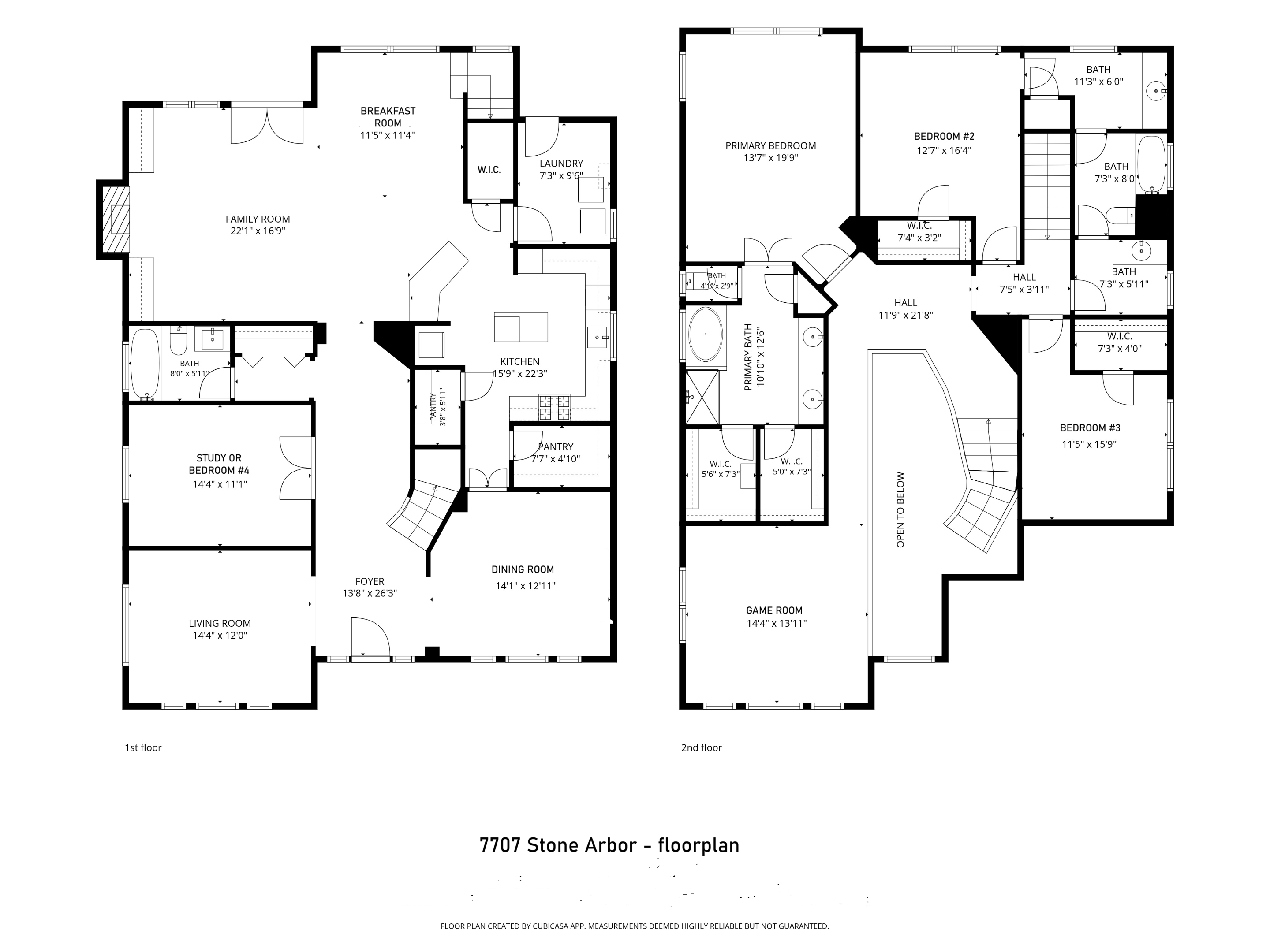 7707 Stone Arbor - floorplan
