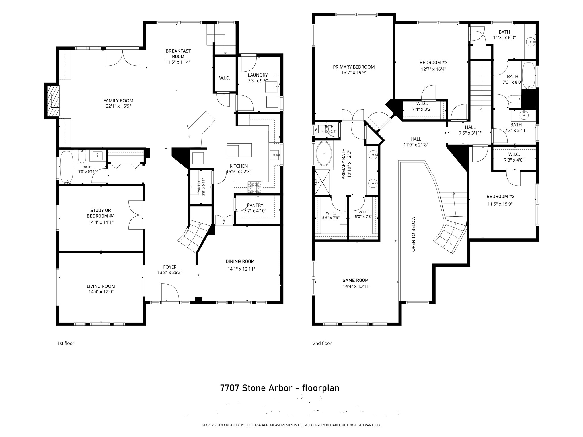 7707 Stone Arbor - floorplan