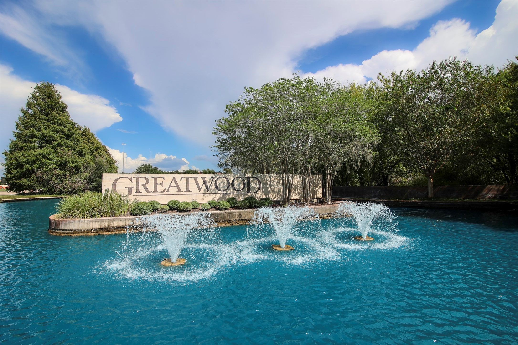 Beautiful front entrance to Greatwood!