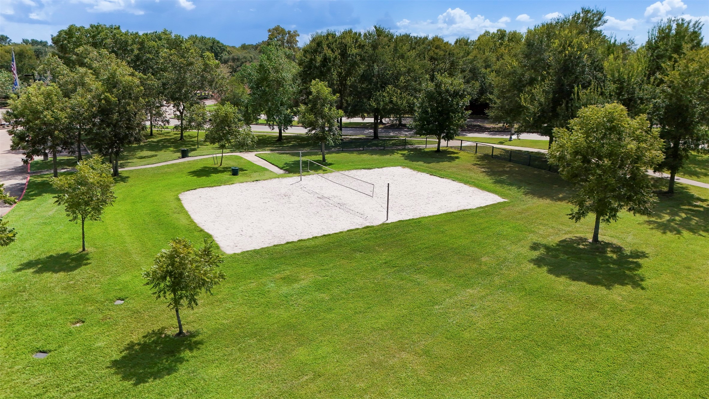 The neighborhood also features walking trails and beach volleyball courts.