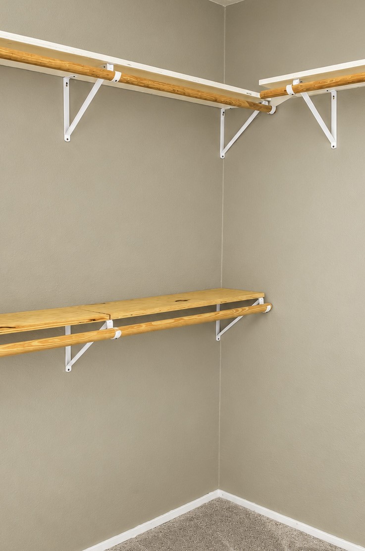 Spacious Primary Bedroom walk-in closet.
