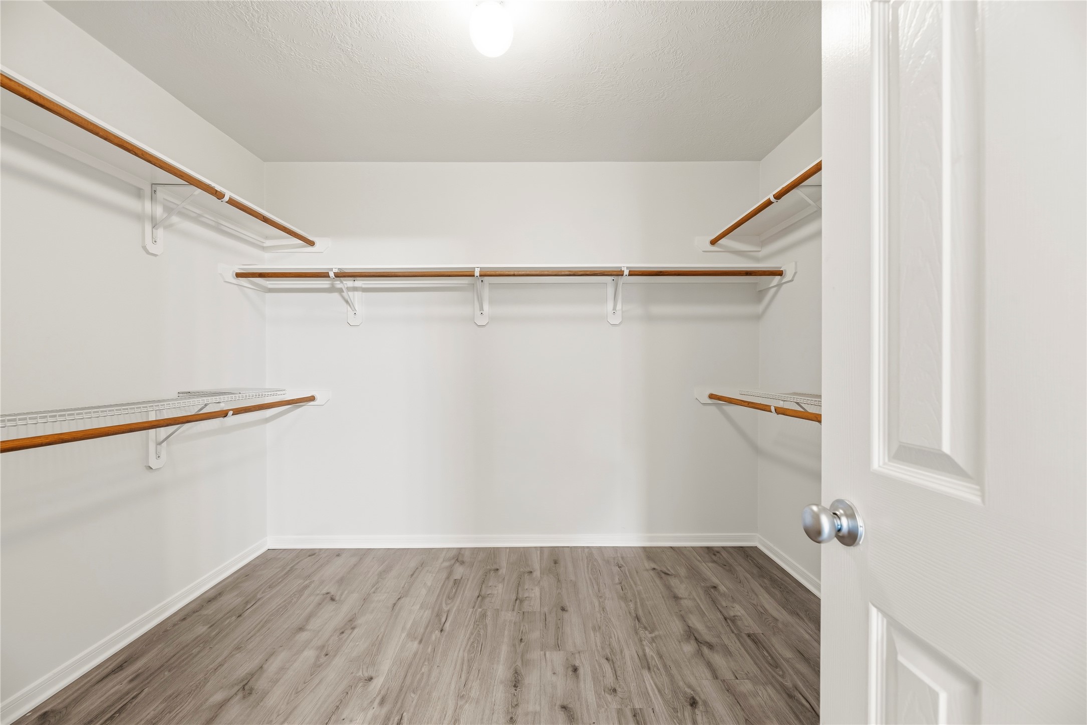 Large walk-in closet.