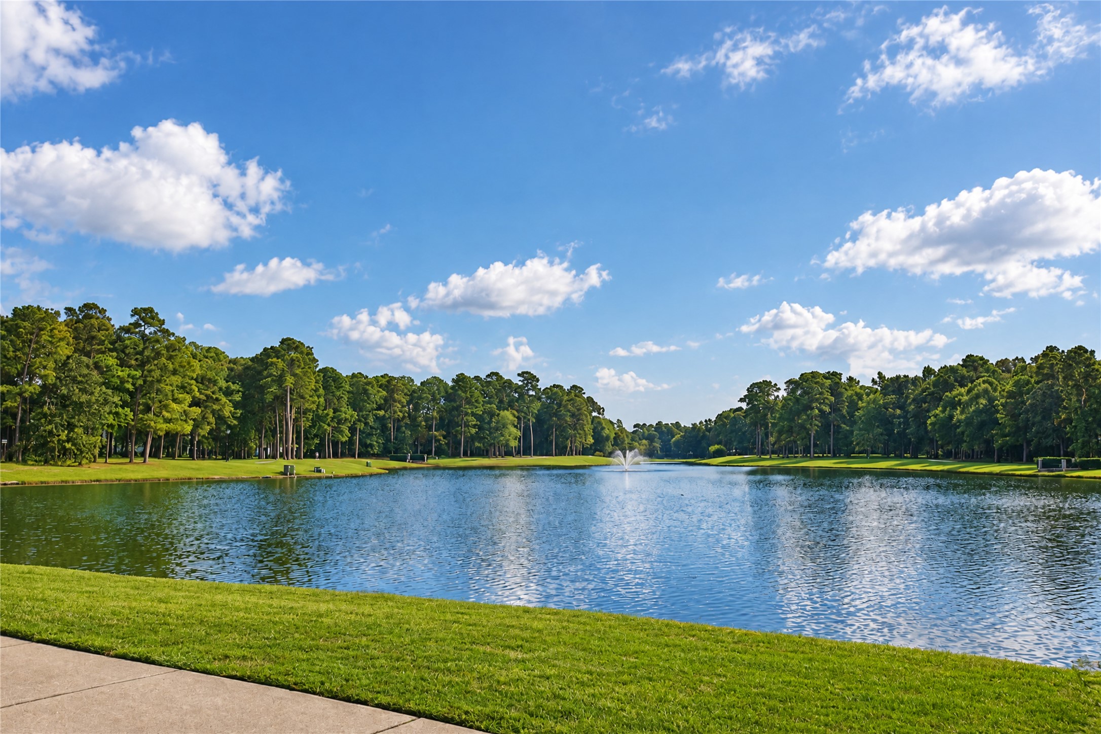 The lake is right outside the property line with approximately a one mile walking path.