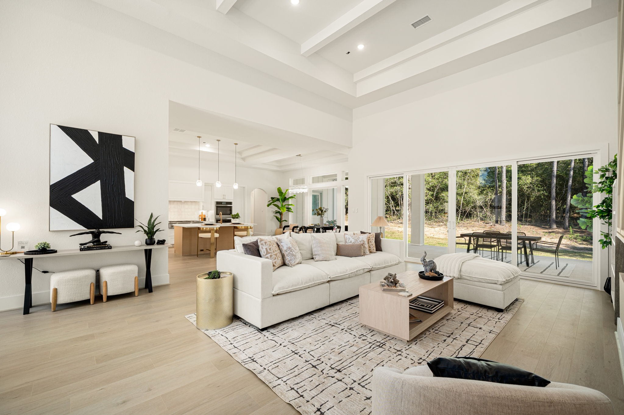 Thoughtfully designed open-concept living area offering generous space for entertaining and everyday relaxation.
