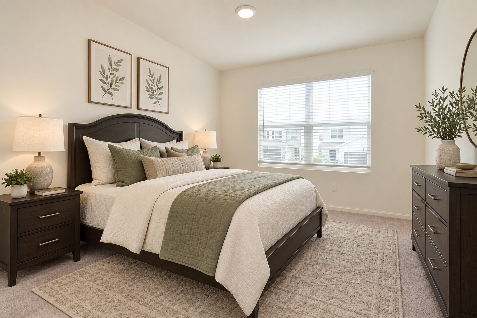 Second Bedroom staged virtually