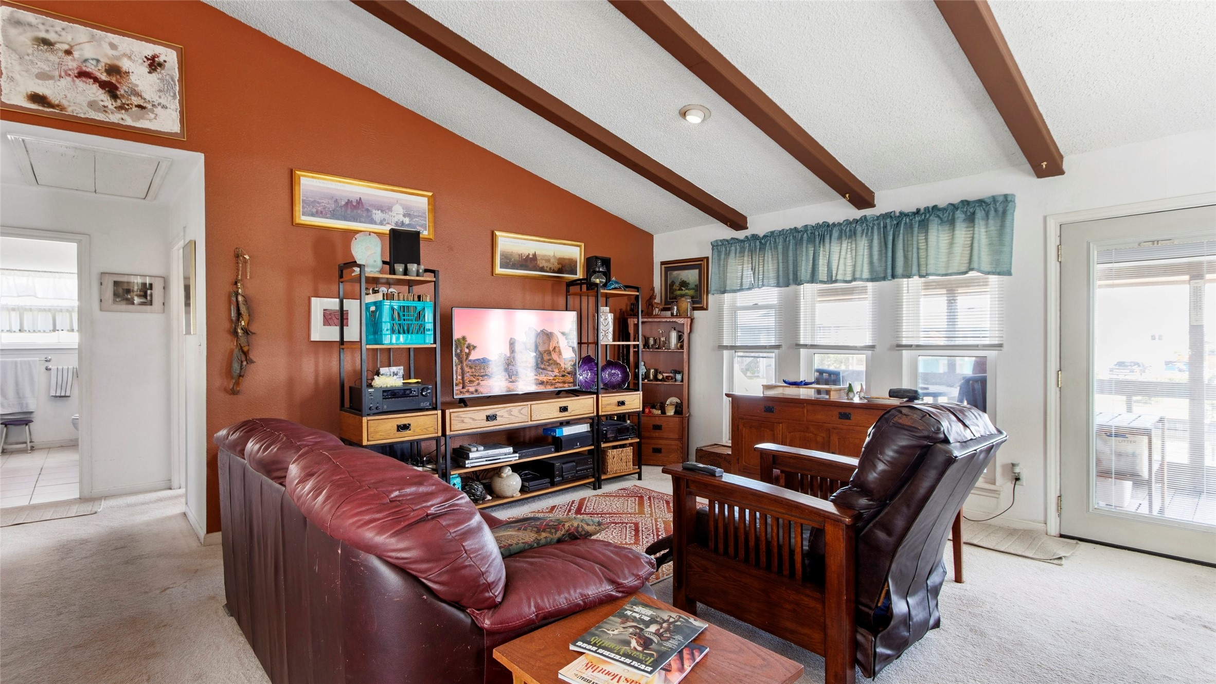 Living room with fantastic views!