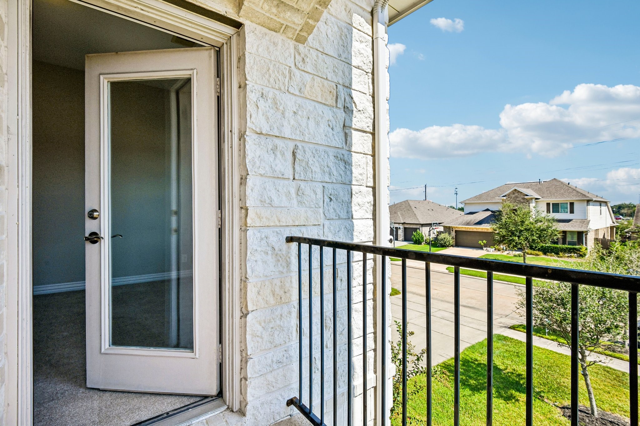 Private balcony off one of the bedrooms