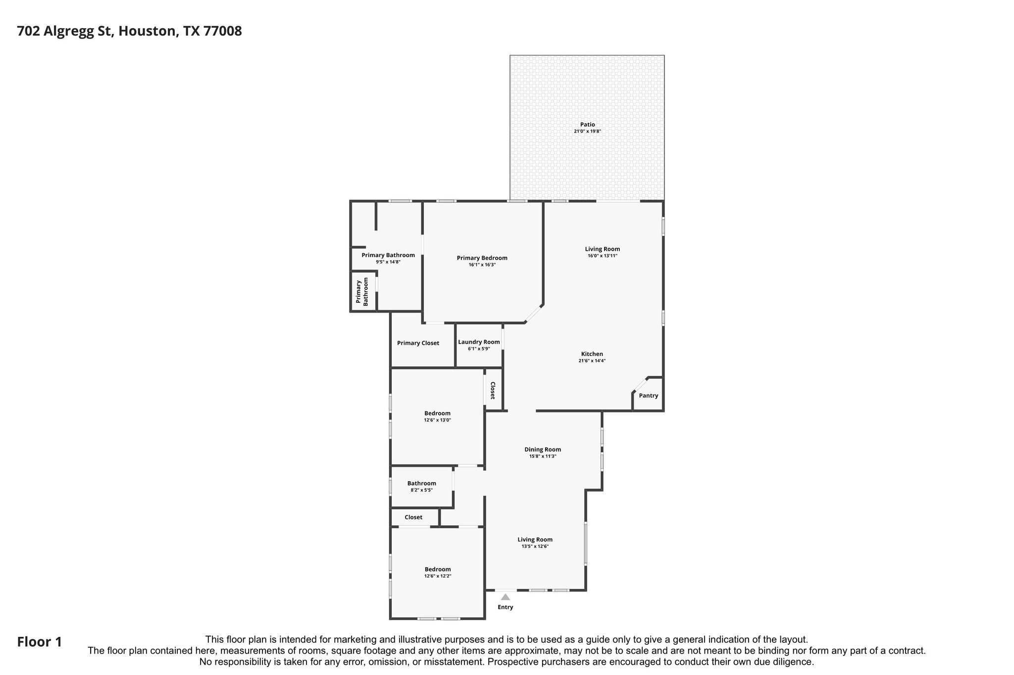 702 Algregg Street, Houston, TX 77008