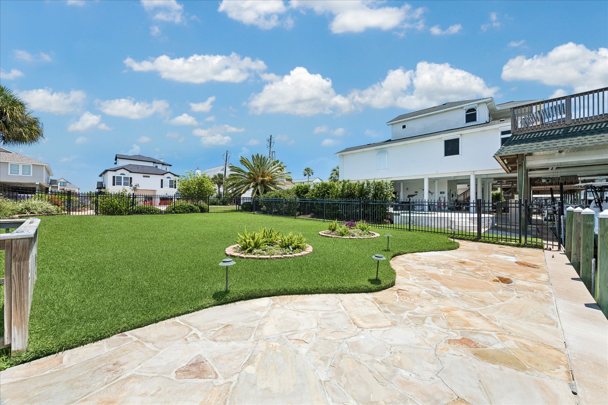Additional lot space enough room for expansion and a pool.