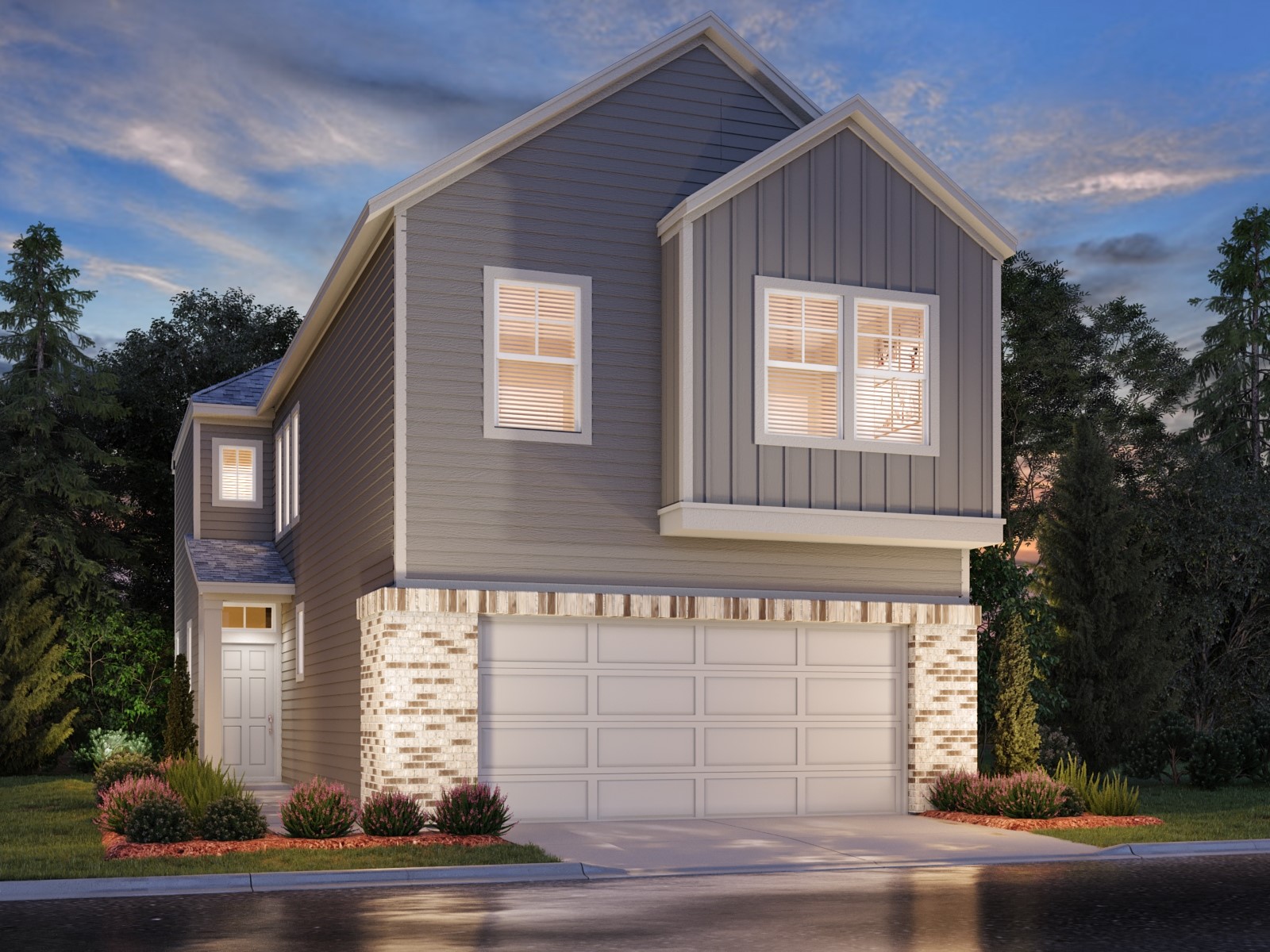 Photo is not of the actual home, but is an inspirational photo of builder's model home and may depict options, furnishings, and/or decorator features that are not included.