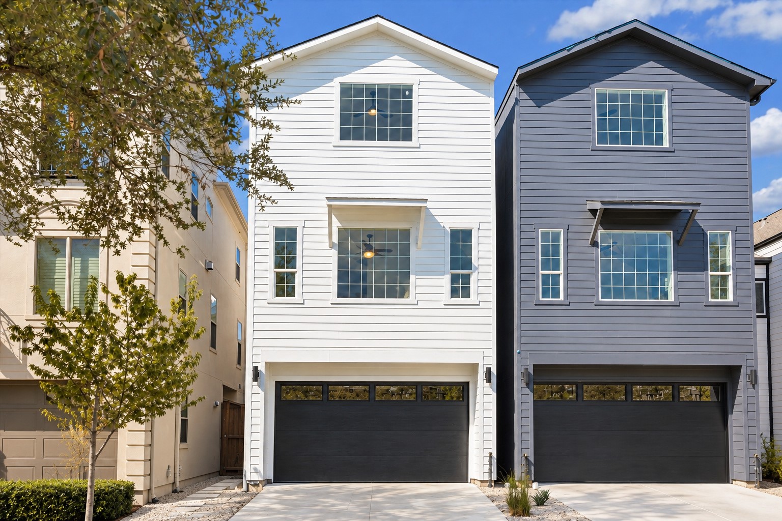 Stunning NEW CONSTRUCTION by Tanglewood Builders in a prime location in the desirable River Oaks Shopping Center/Montrose area; close to TONS of popular shopping and dining! This beautiful home features Hardie plank siding (no stucco!), a private double-wide driveway leading to an attached 2-car garage, low-maintenance landscaping & fabulous first-floor living. NO HOA! Elevator capable! Minutes hike & bike trails at Buffalo Bayou Park & Memorial Park, easy commute to Downtown, Med Center & Galleria!
