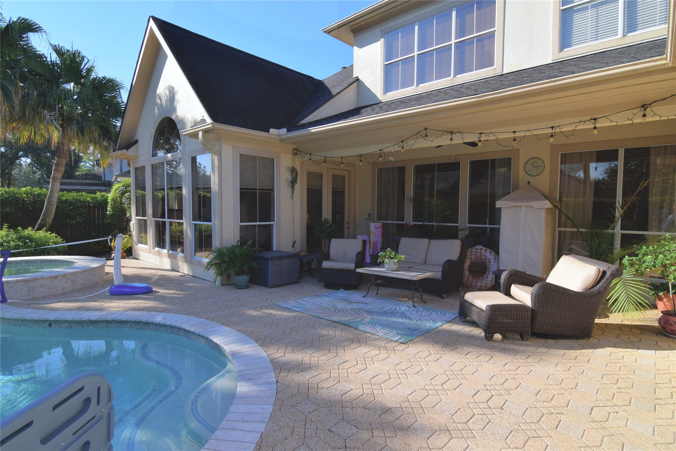 Covered Patio Next to Pool