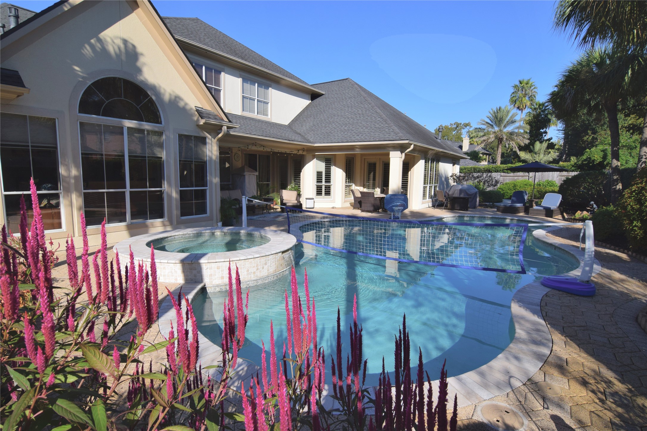 Beautiful Landscaping Around Pool