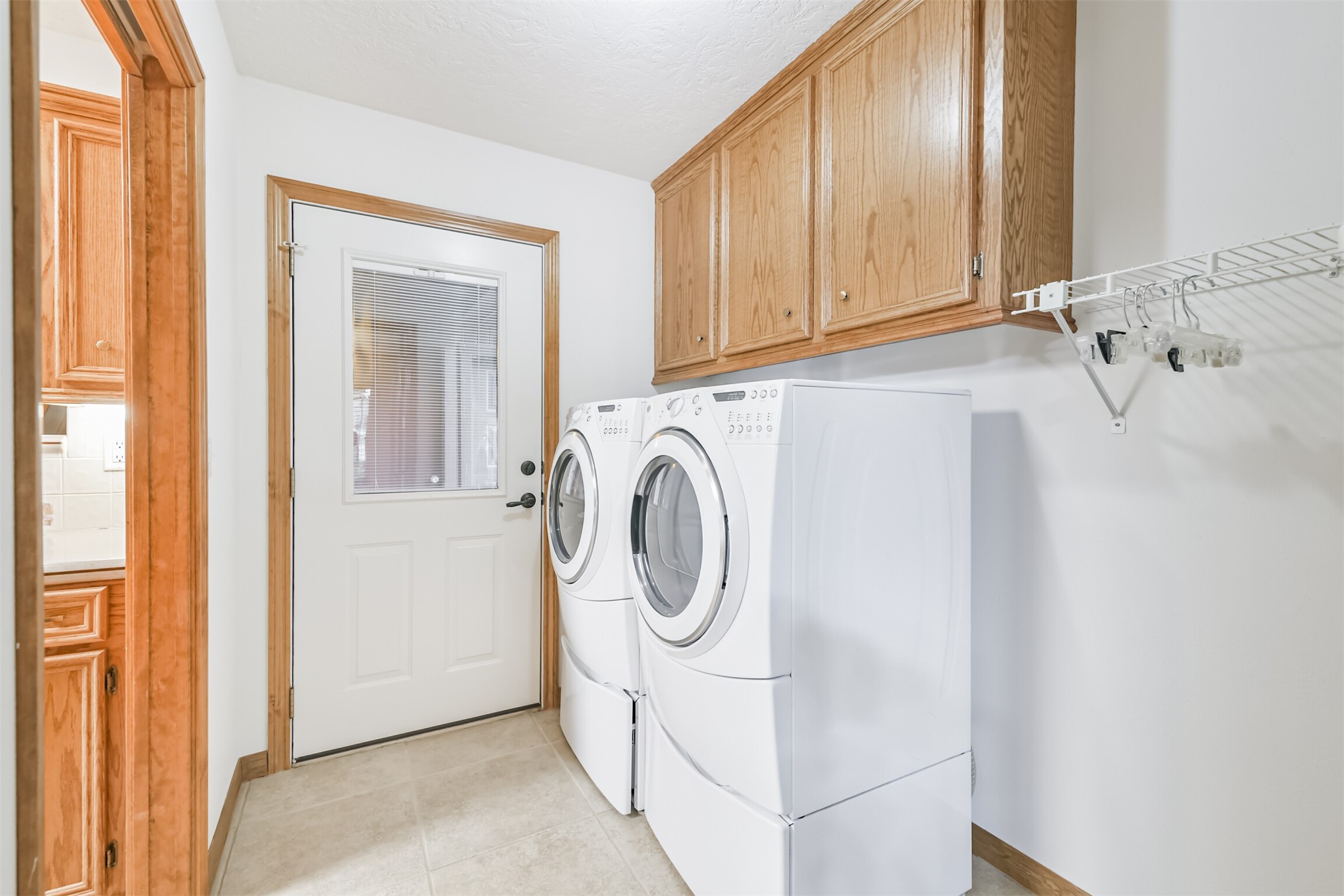 Laundry room.