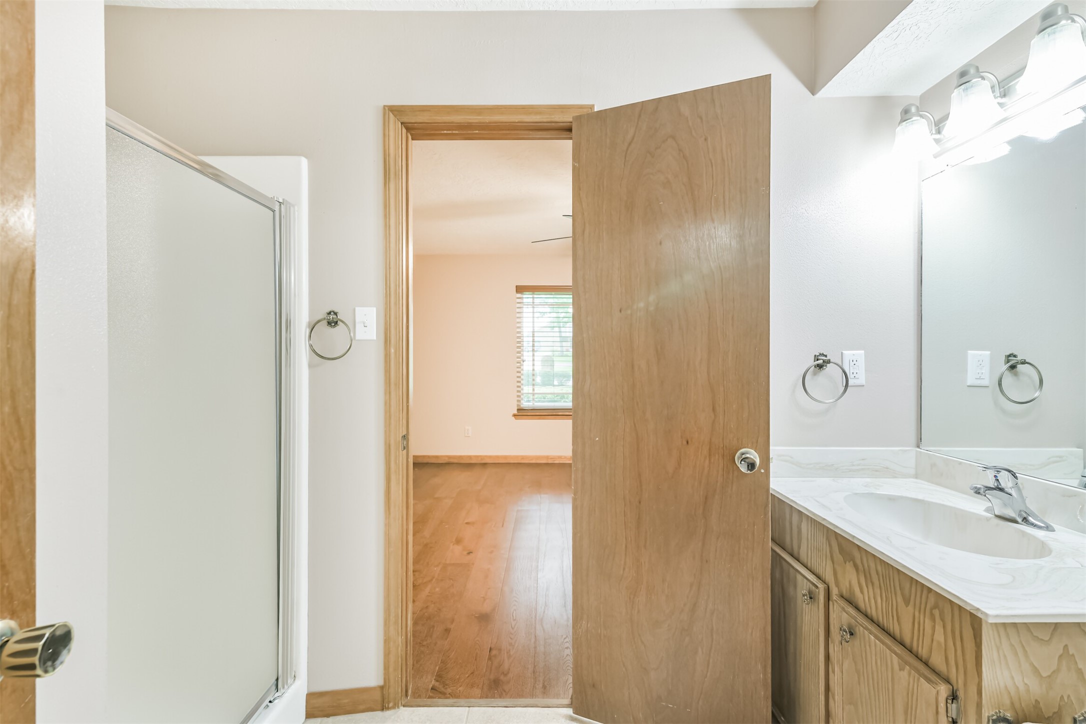 Master bathroom.