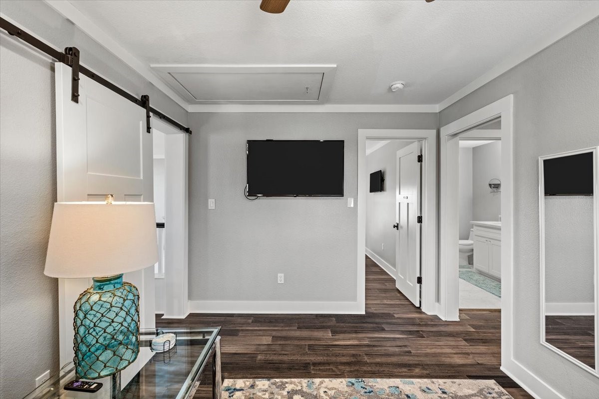 With access to hallway full bath