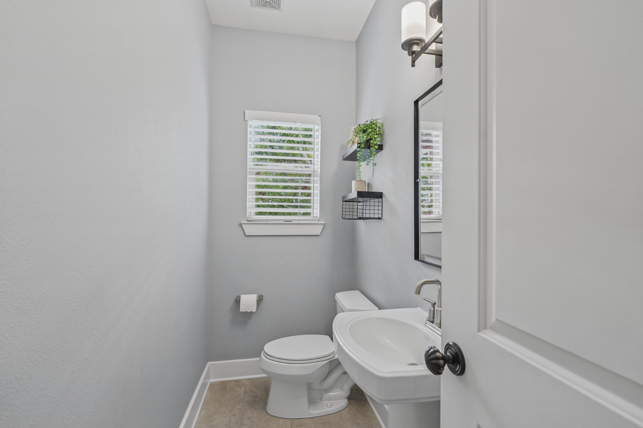 A half bathroom is located on second-floor for guest use.