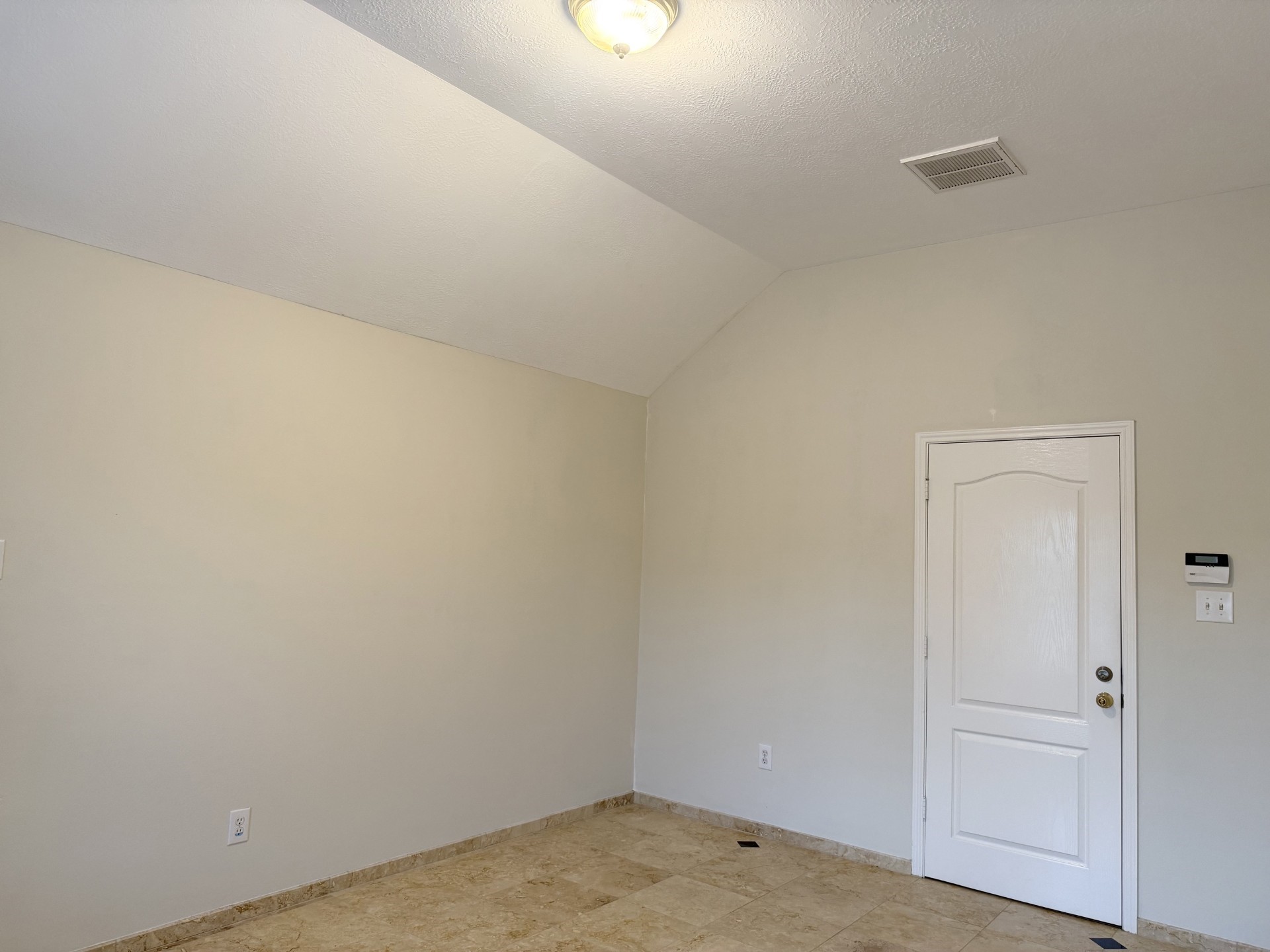 Primary bedroom16x12, Tile flooring. Fresh paint