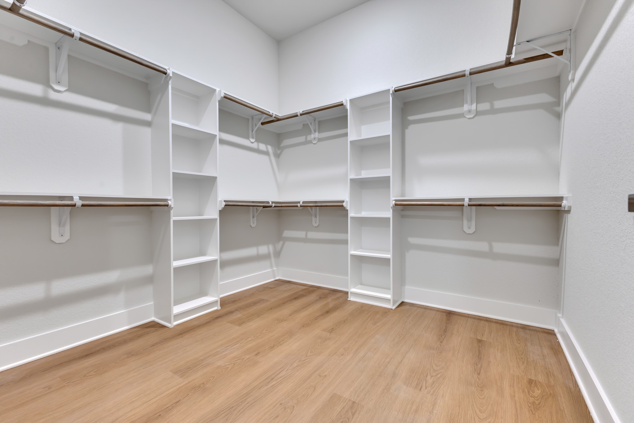 Spacious Primary Walk-In Closet