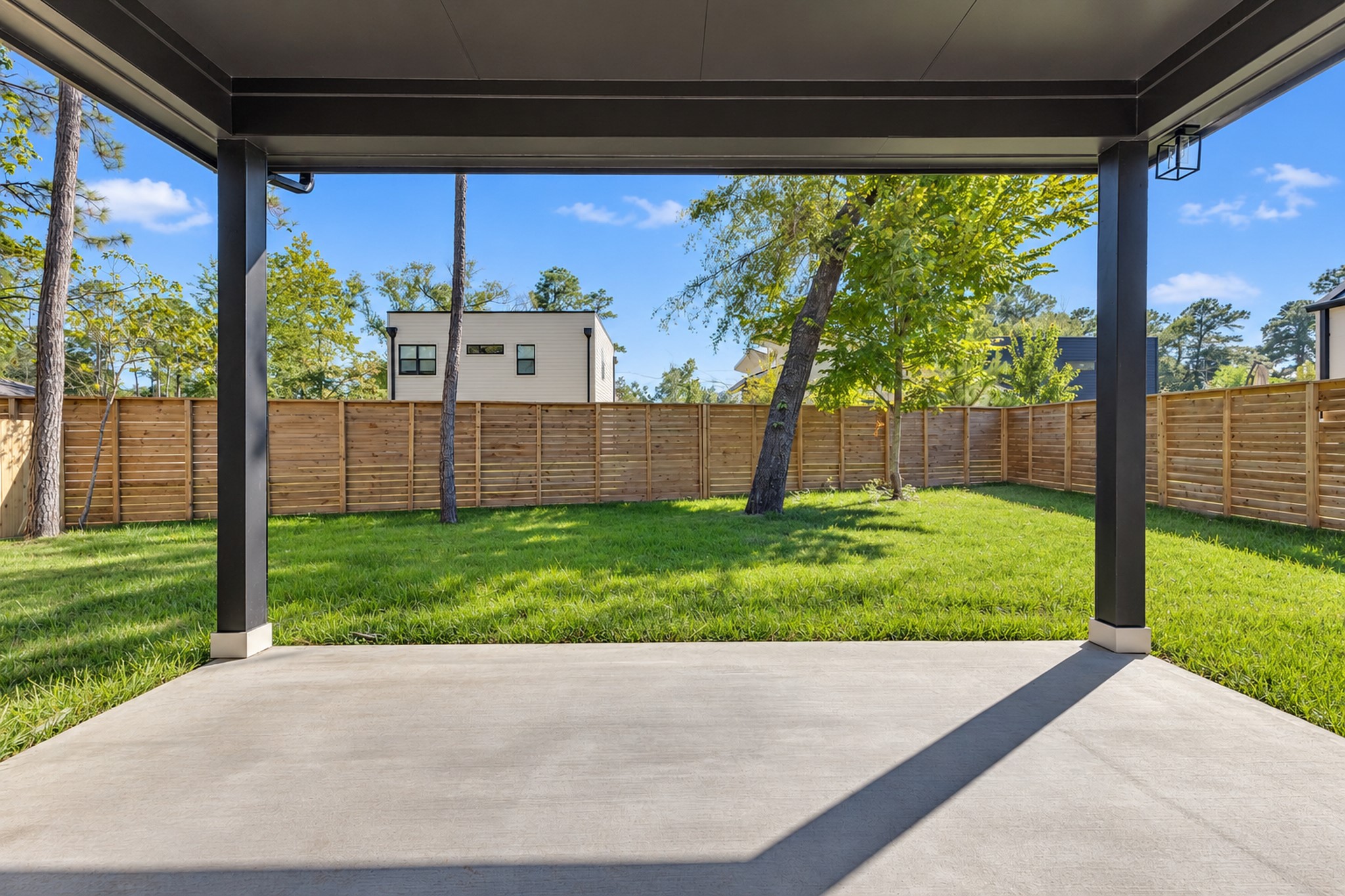 Covered Back Patio  Perfect for Outdoor Relaxation