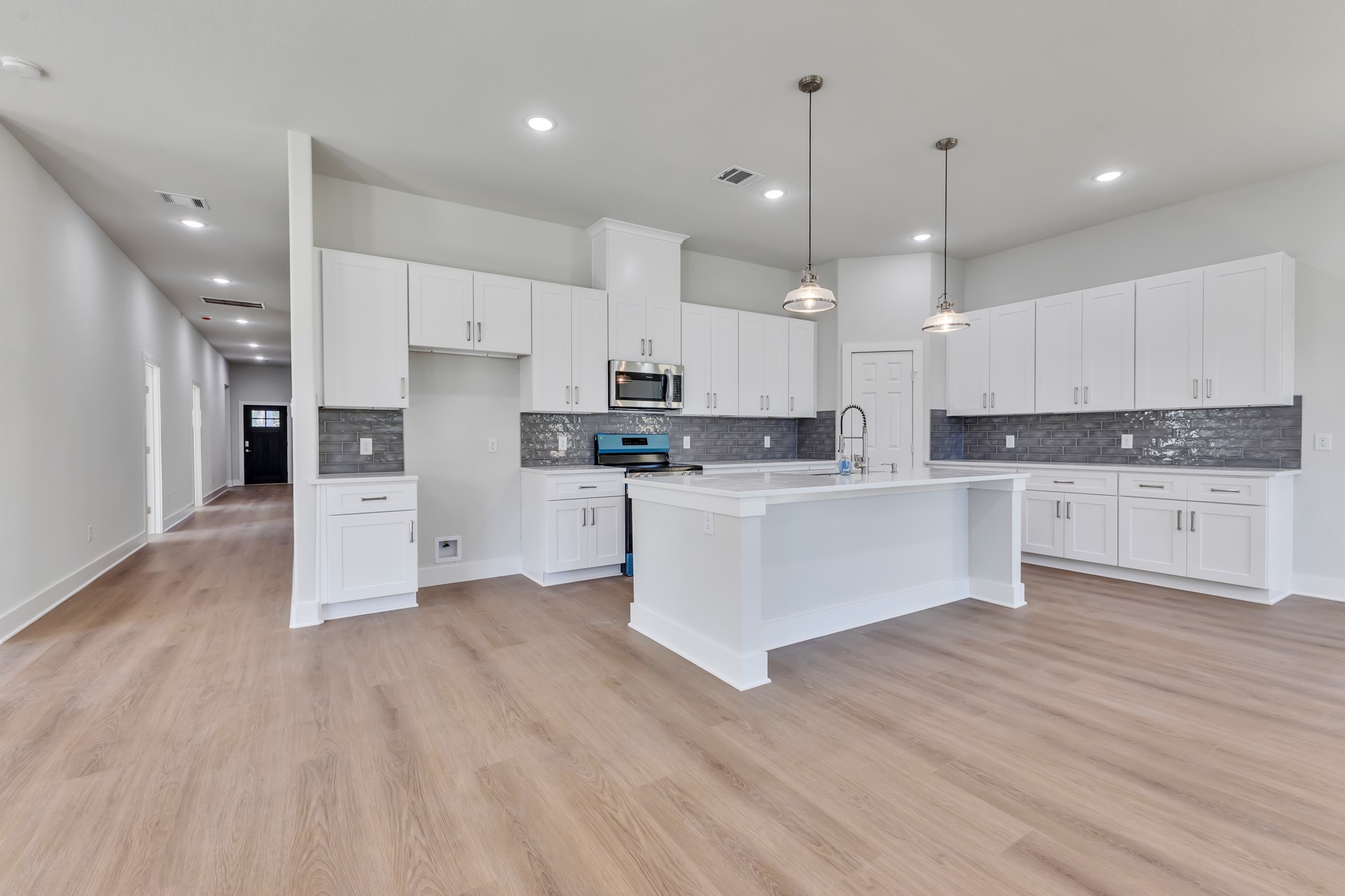 Open Kitchen and Dining Area