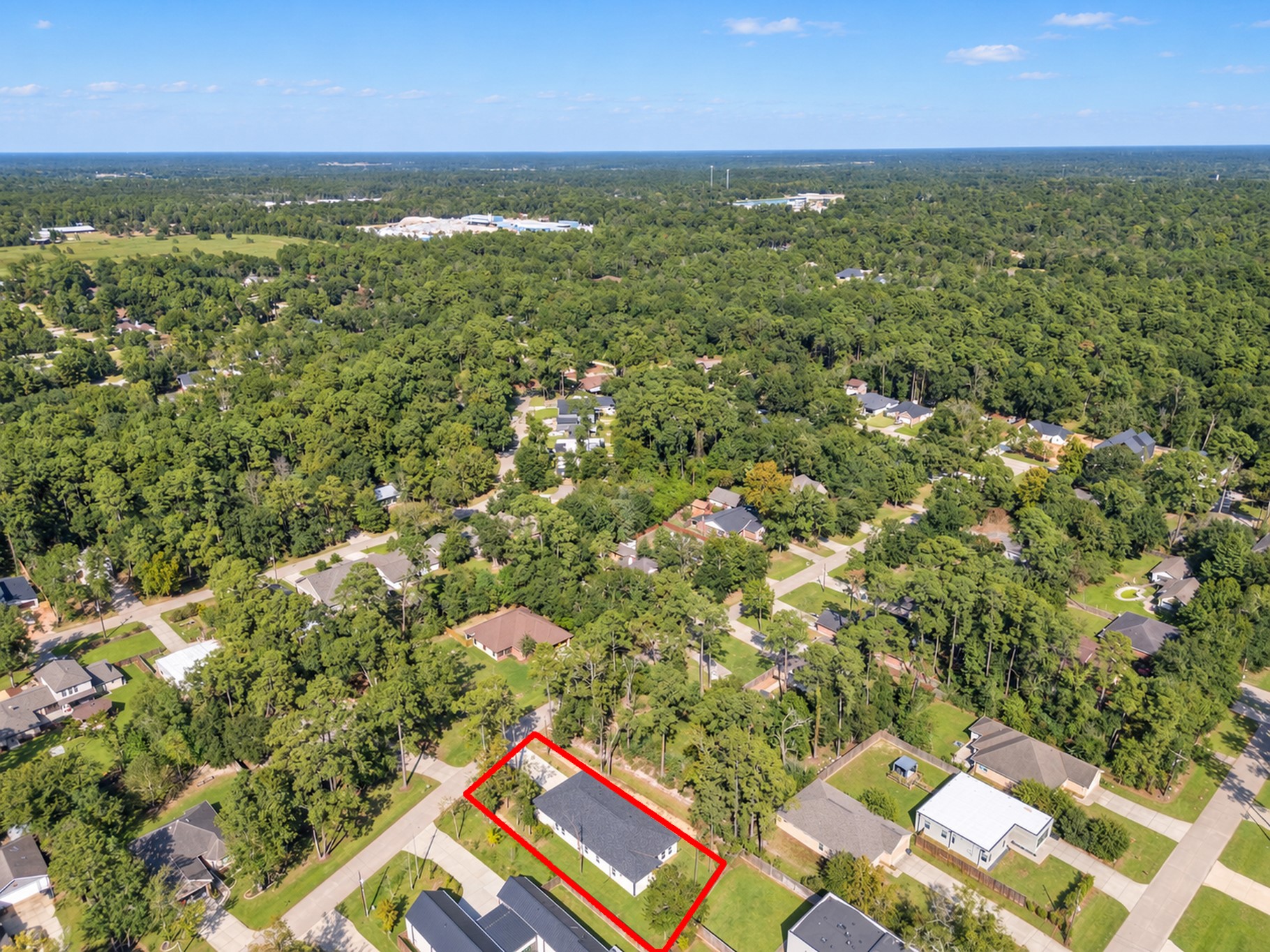 Aerial View of the Surrounding Neighborhood