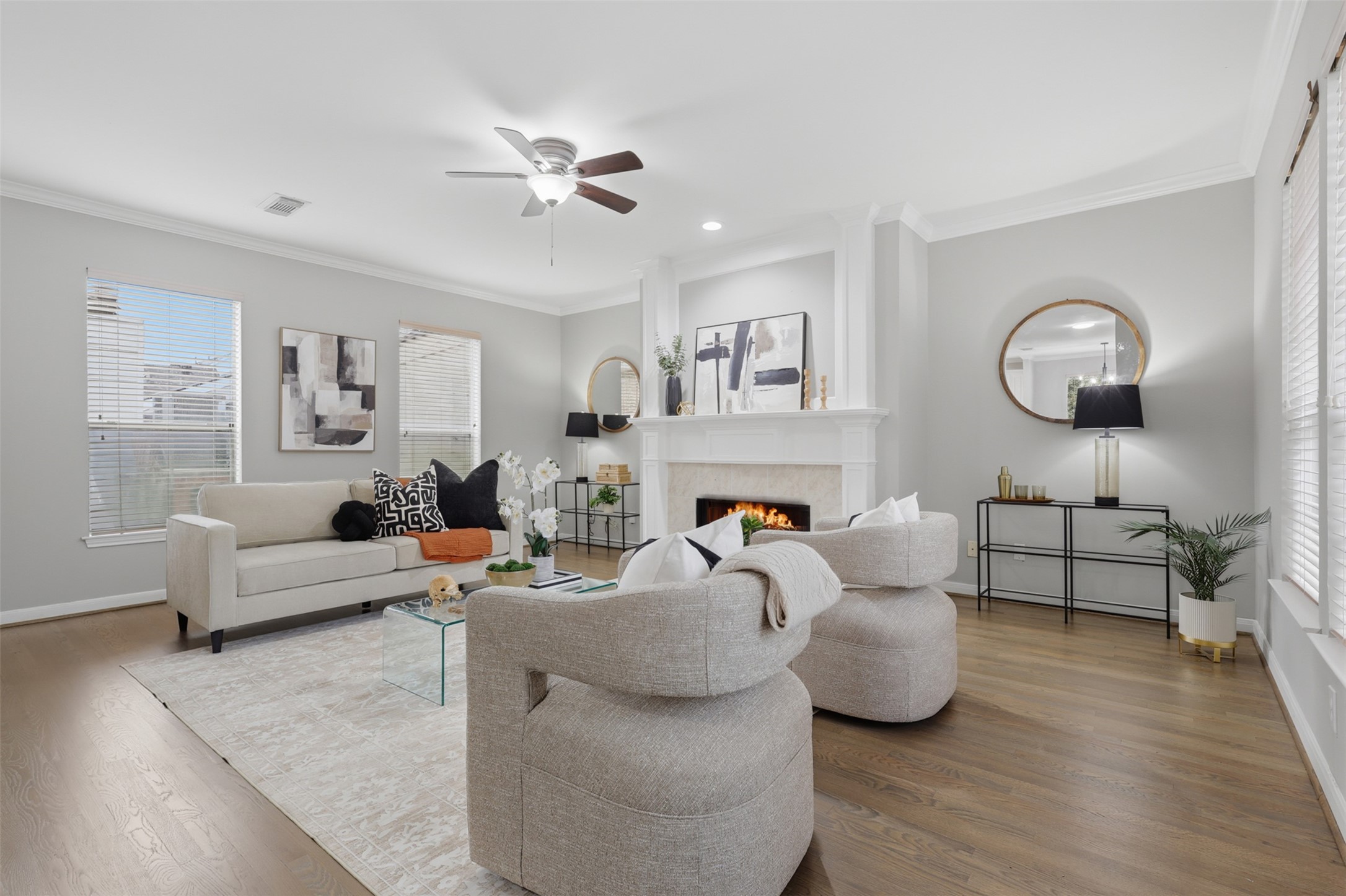 Living Area with Natural Lighting