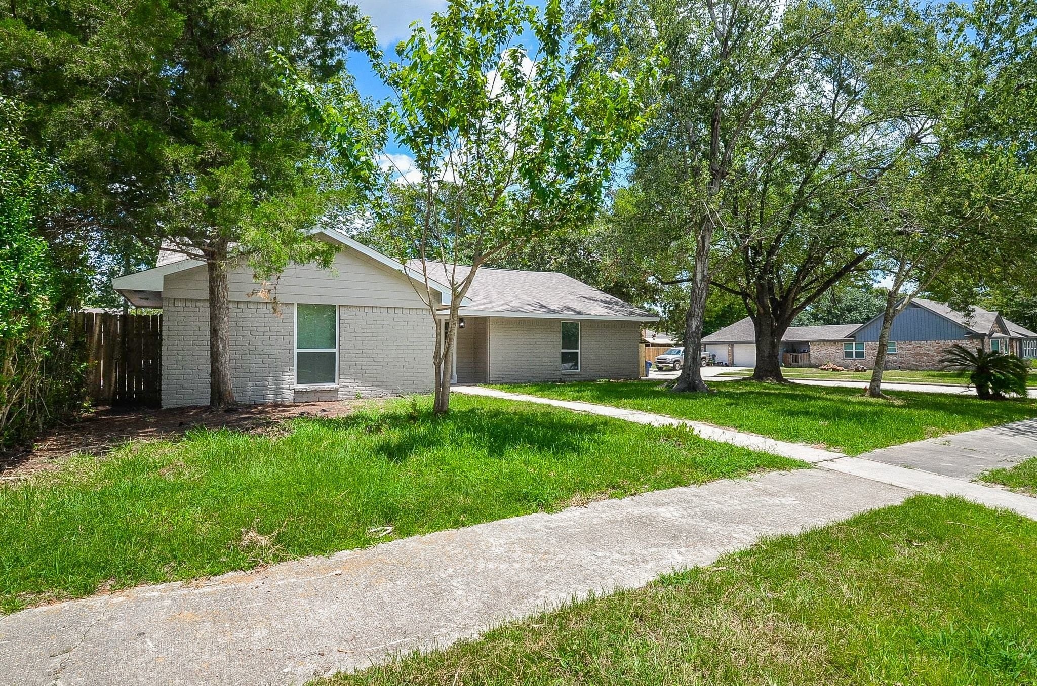 Mature trees surround the property allowing the perfect amount of shade.