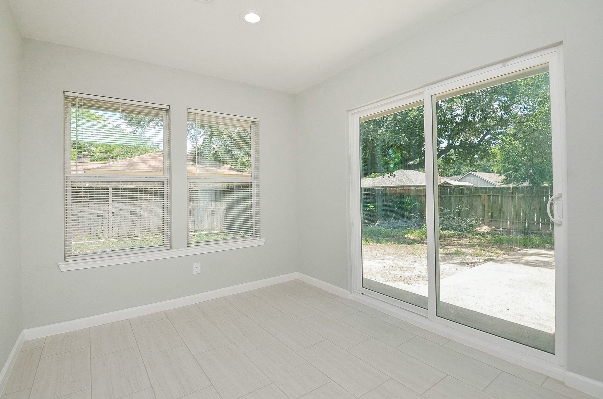 Enjoy the dining room drenched in the natural lighting.