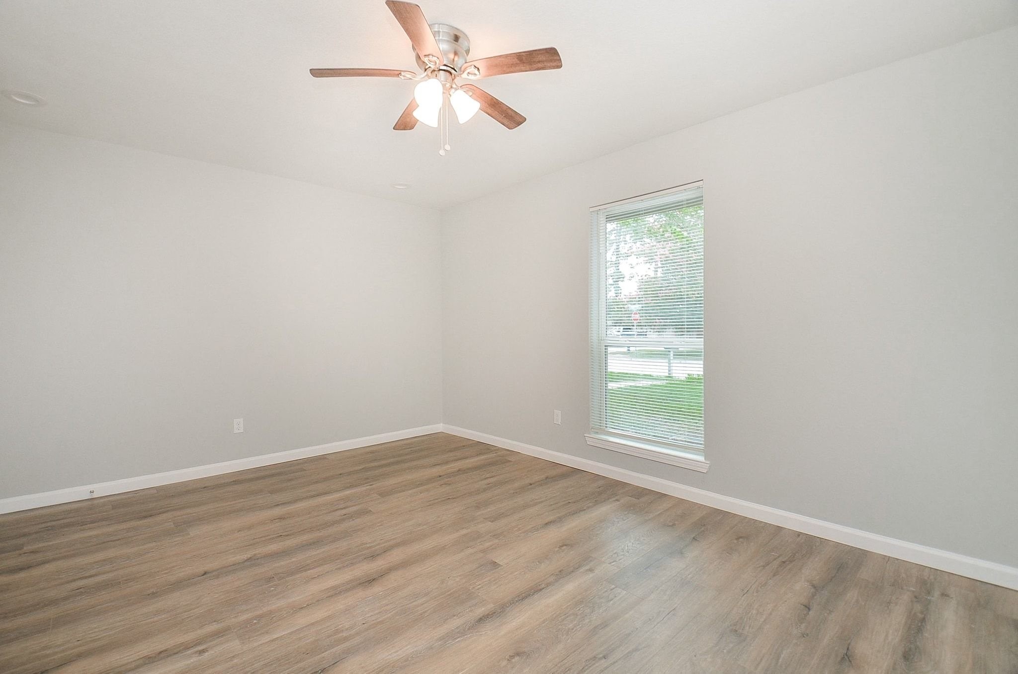 Here is another bedroom. Gorgeous blank canvas for decoration or home office/gym.