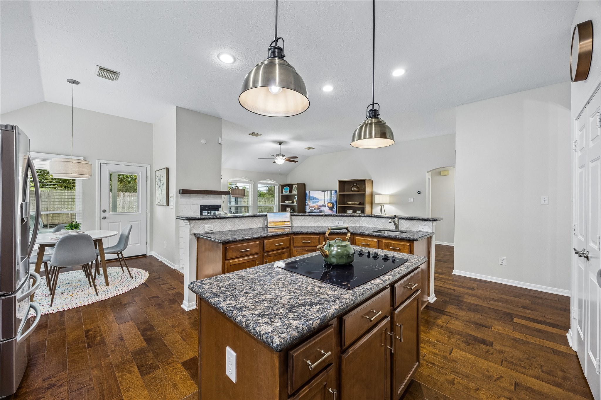 Everyday convenience meets thoughtful design! Ample cabinetry and countertop space provide plenty of storage and room for meal preparation, while the kitchens functional layout keeps everything within easy reach.