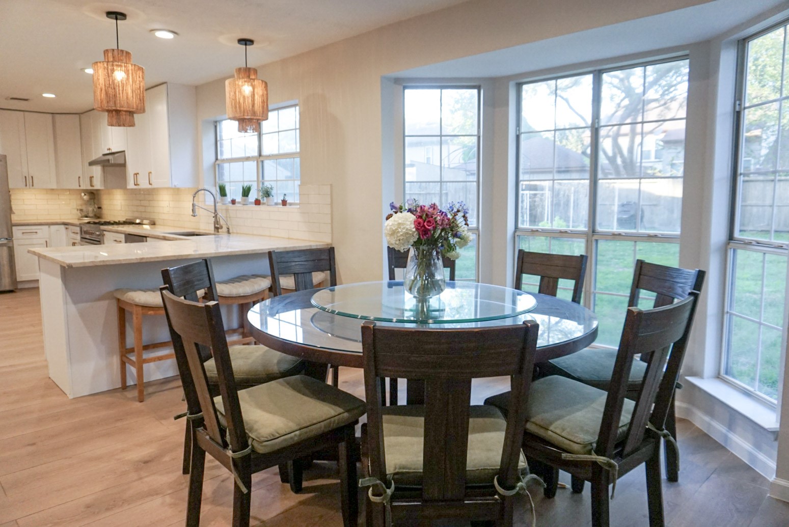 Another angle of Dining/Kitchen combo