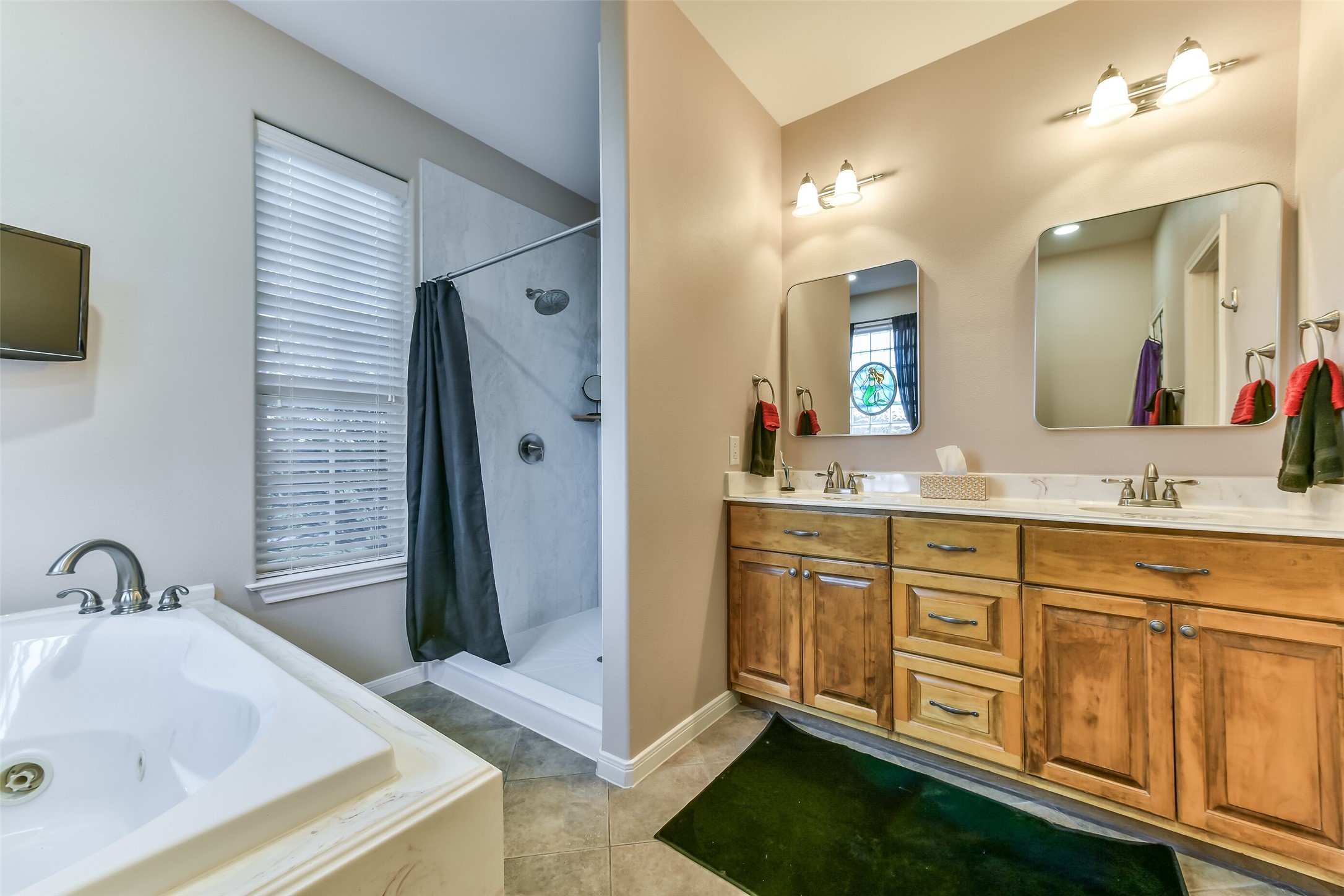 Primary bathroom. Oversized shower