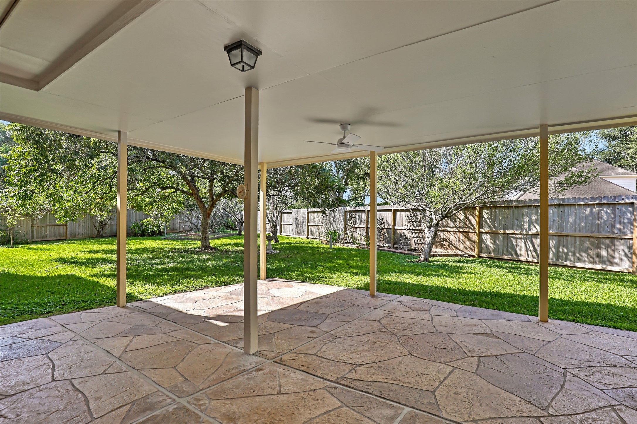 Covered patio