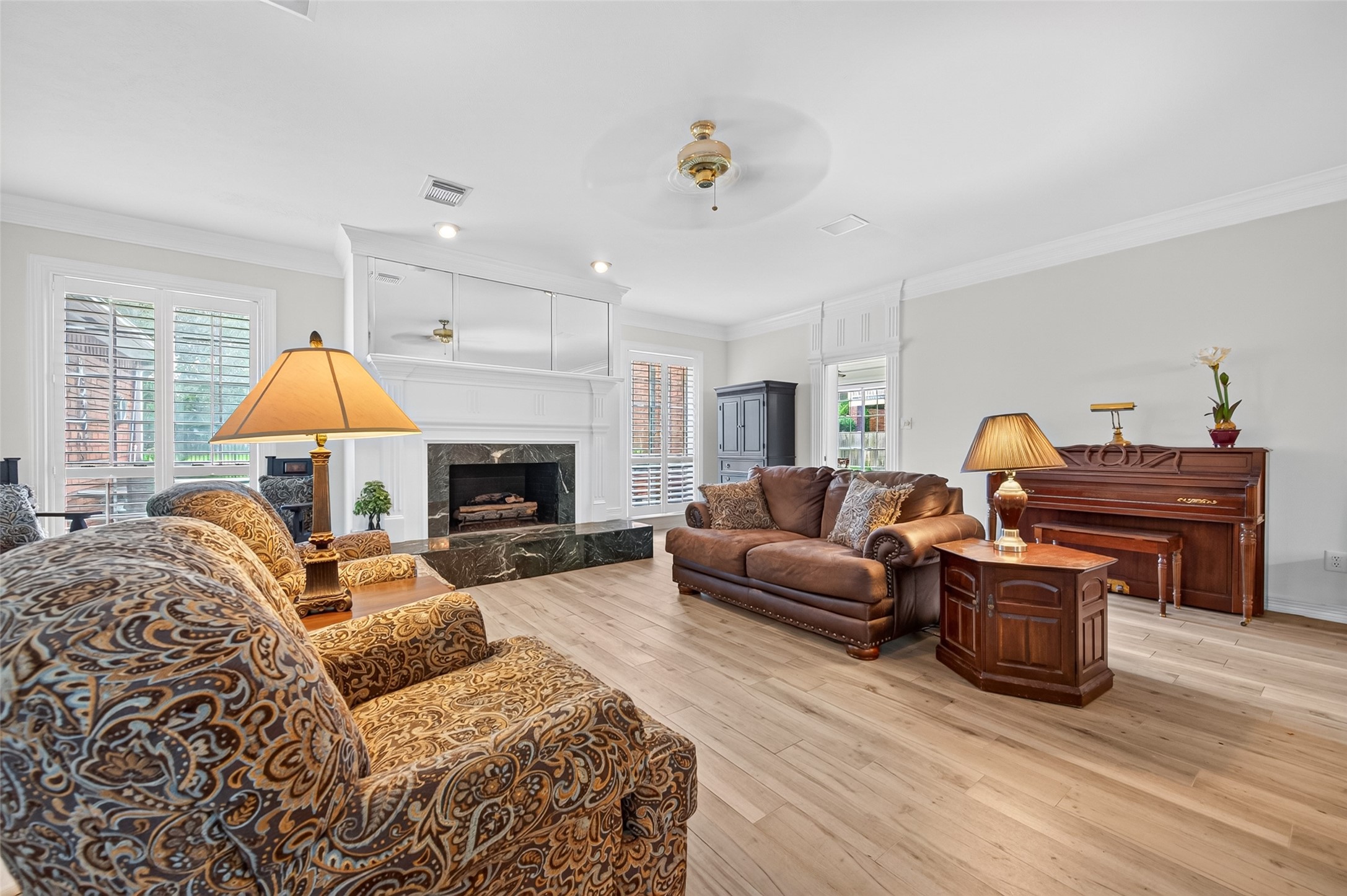 A warm and inviting atmosphere.
