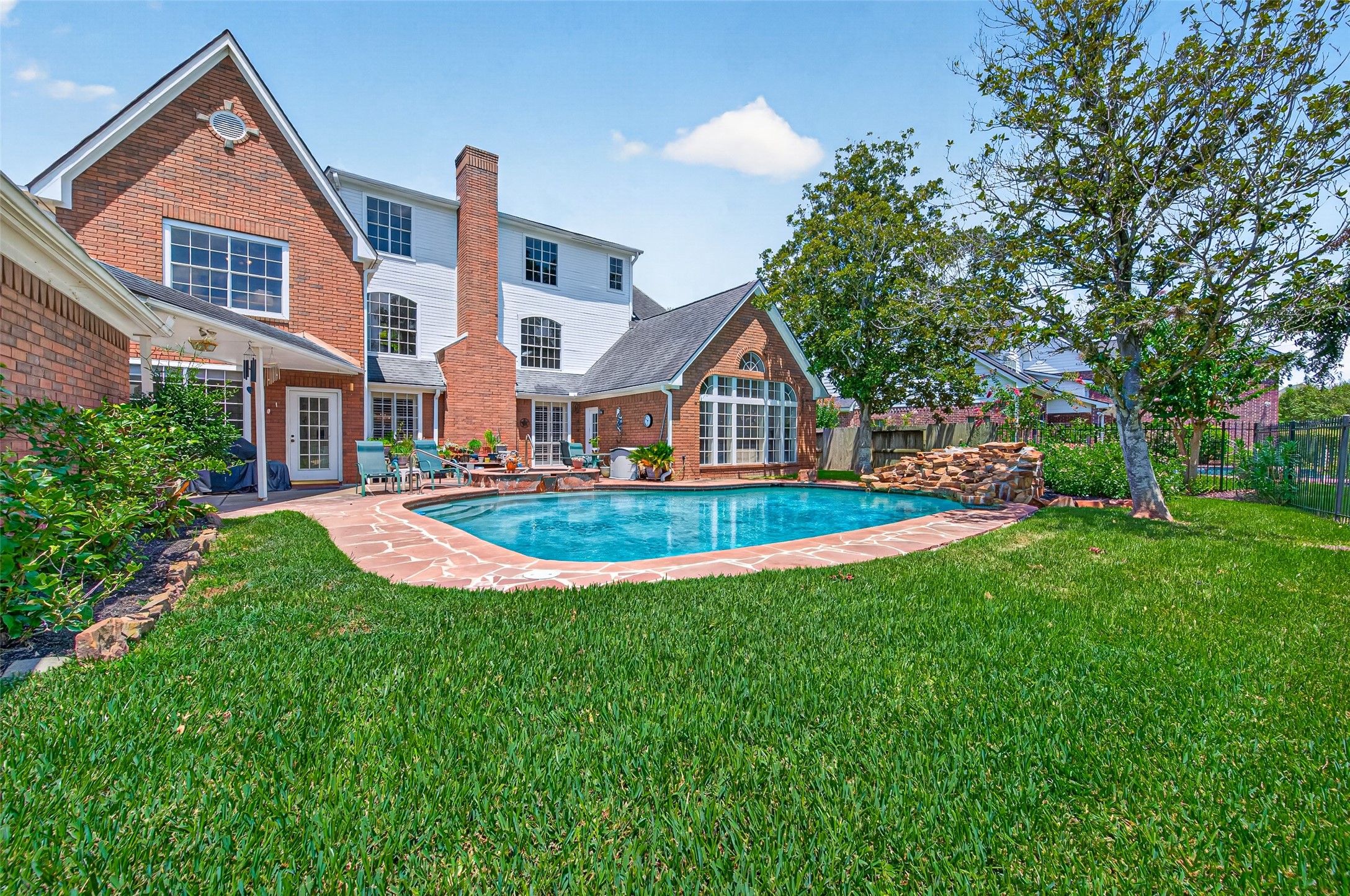 Backyard oasis