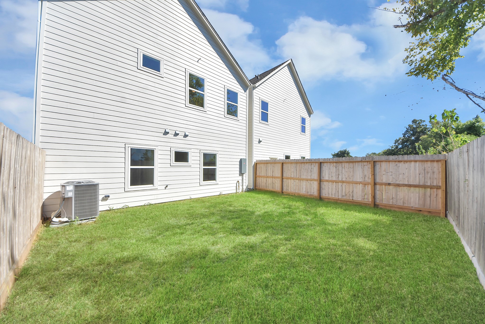 Backyard of 5222 Edgewood St