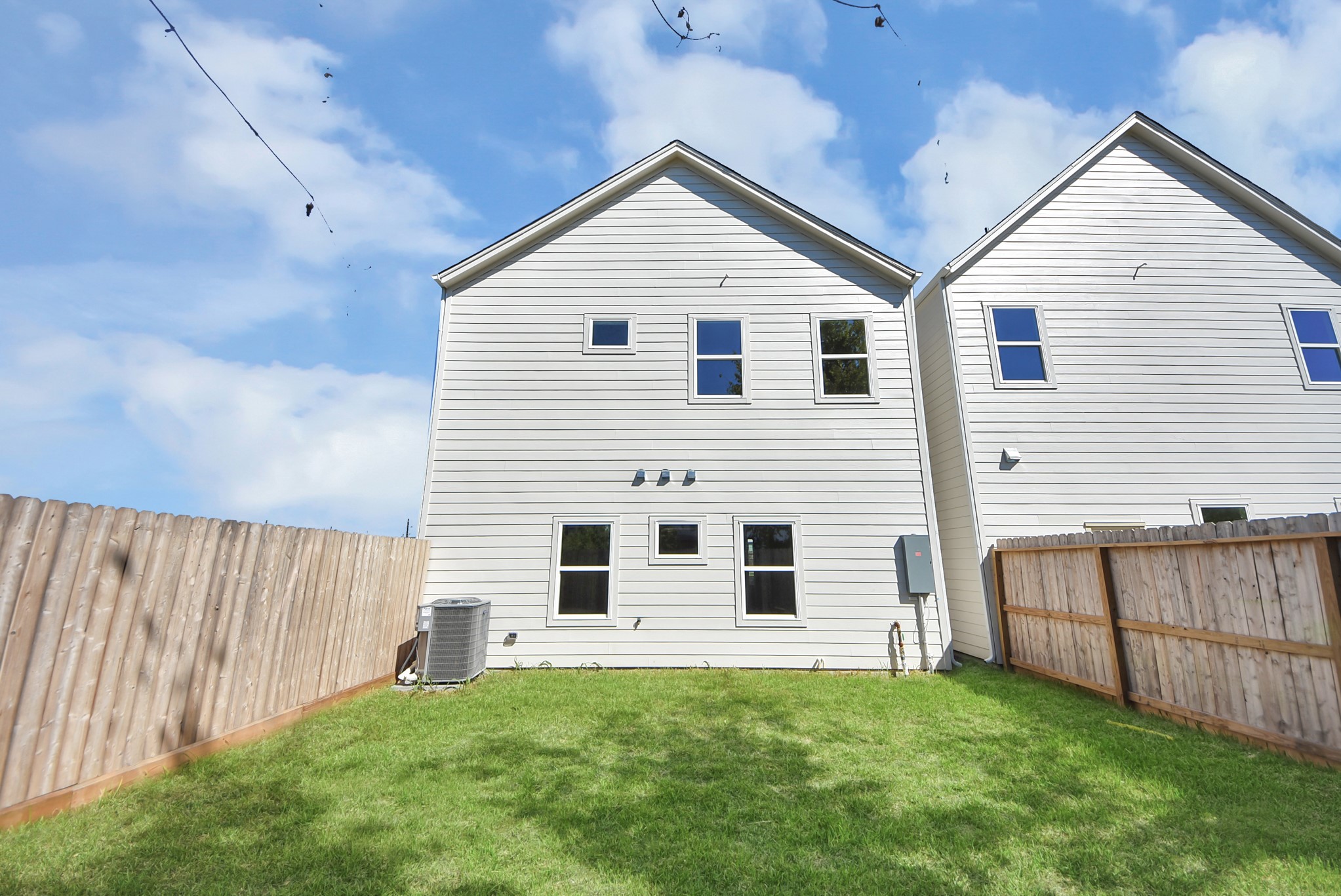 Backyard of 5222 Edgewood St
