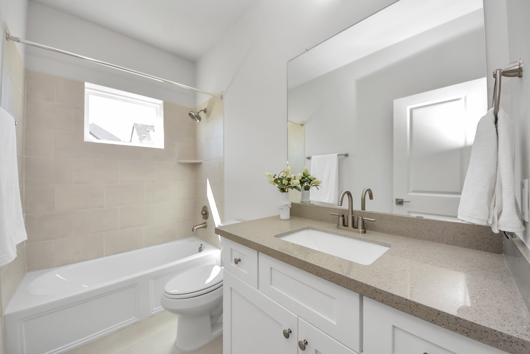 Full bathroom on the first floor of 5222 Edgewood St Full bathroom on the first floor of 5222 Edgewood St