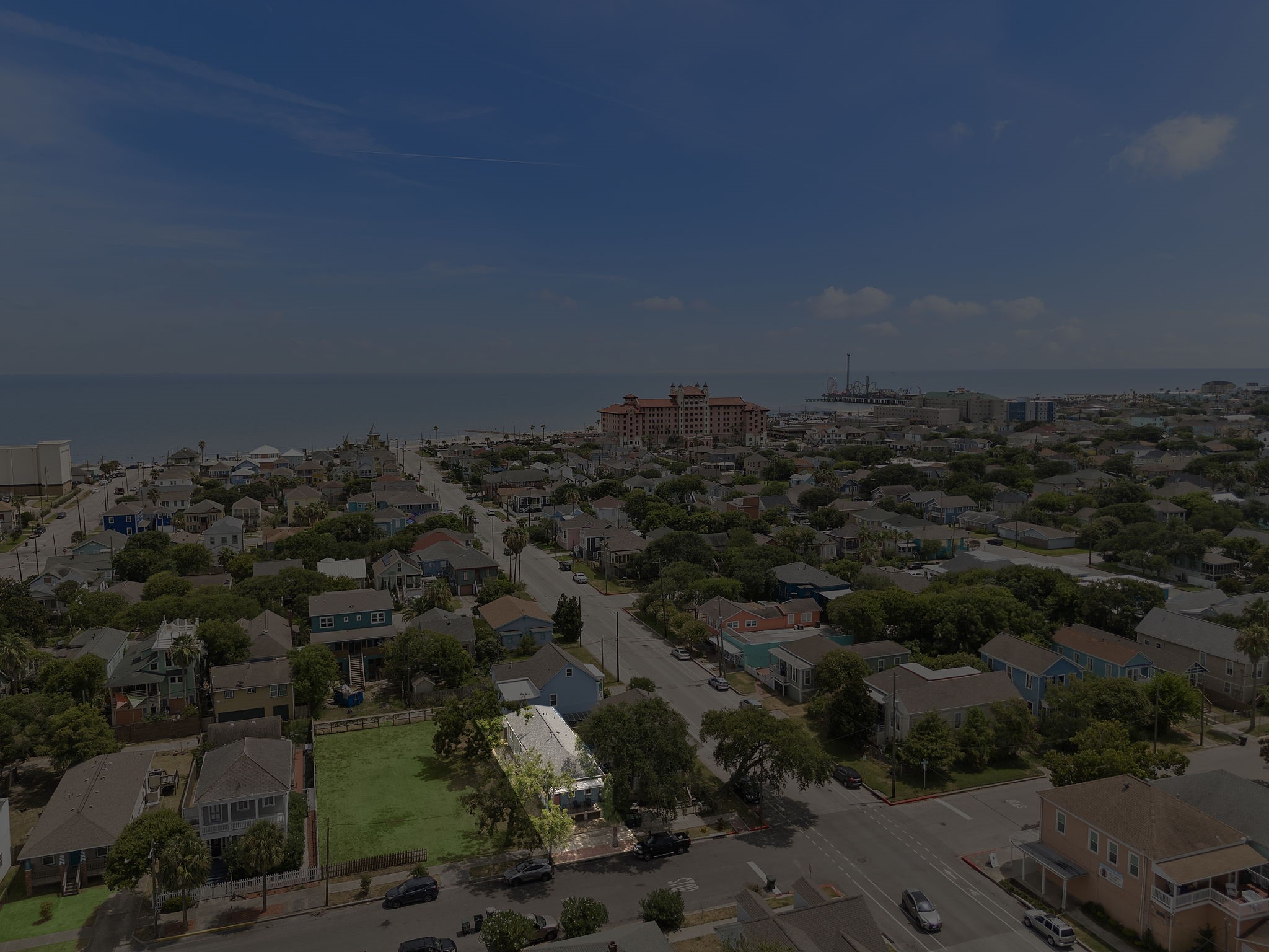 Side aerial of home.