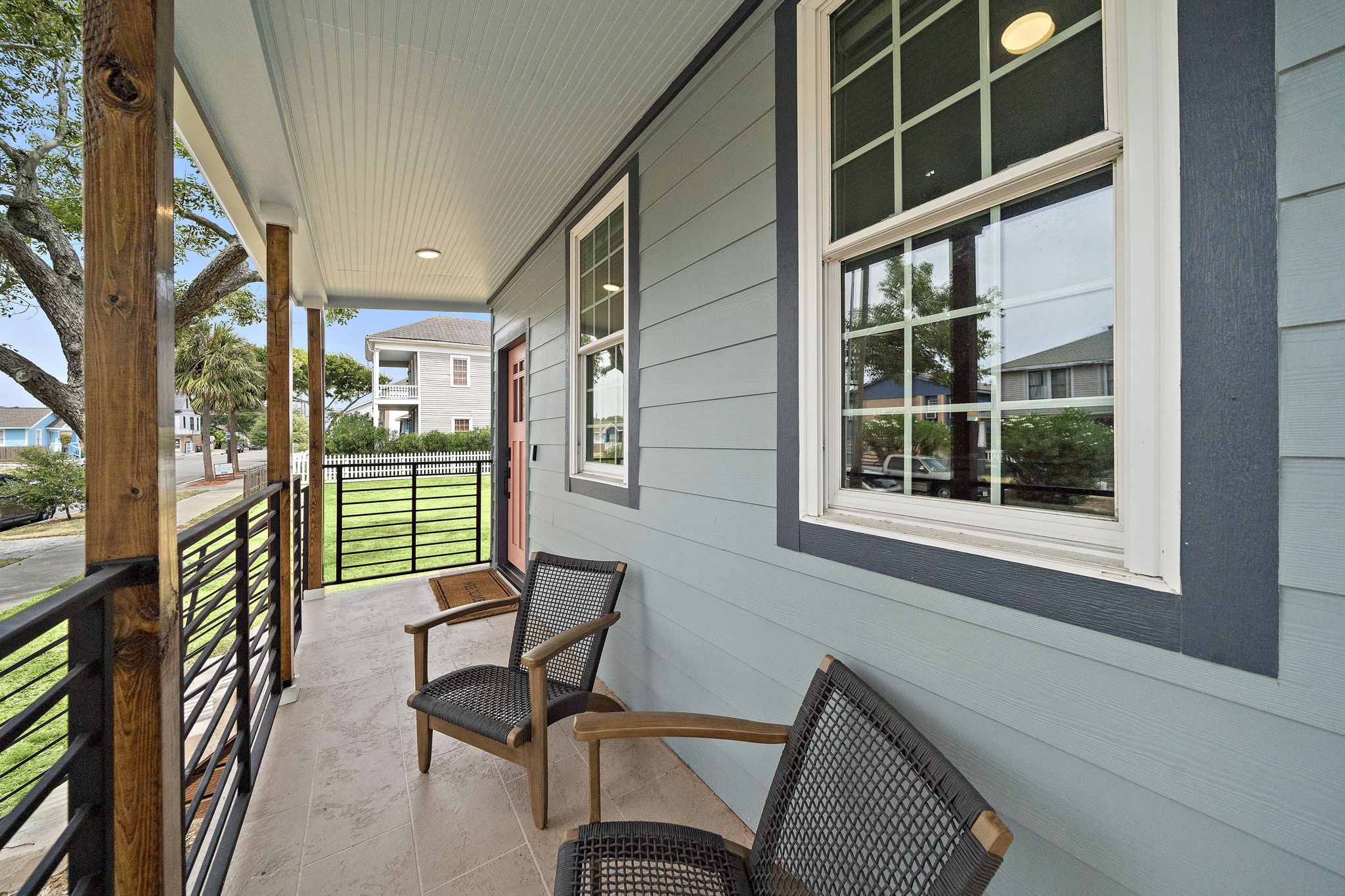 Another view of the front porch.