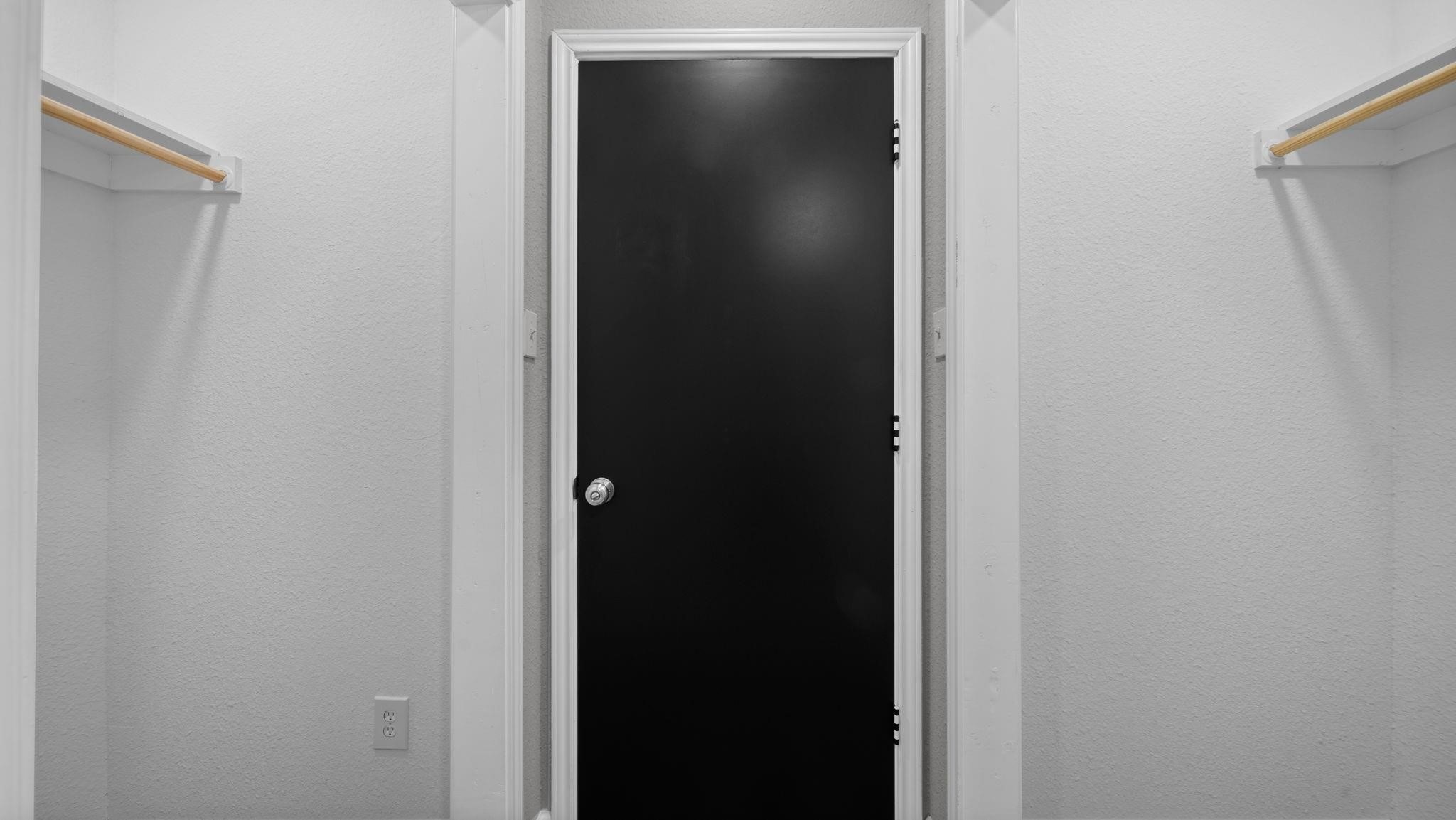 Plenty of storage is available throughout the home.