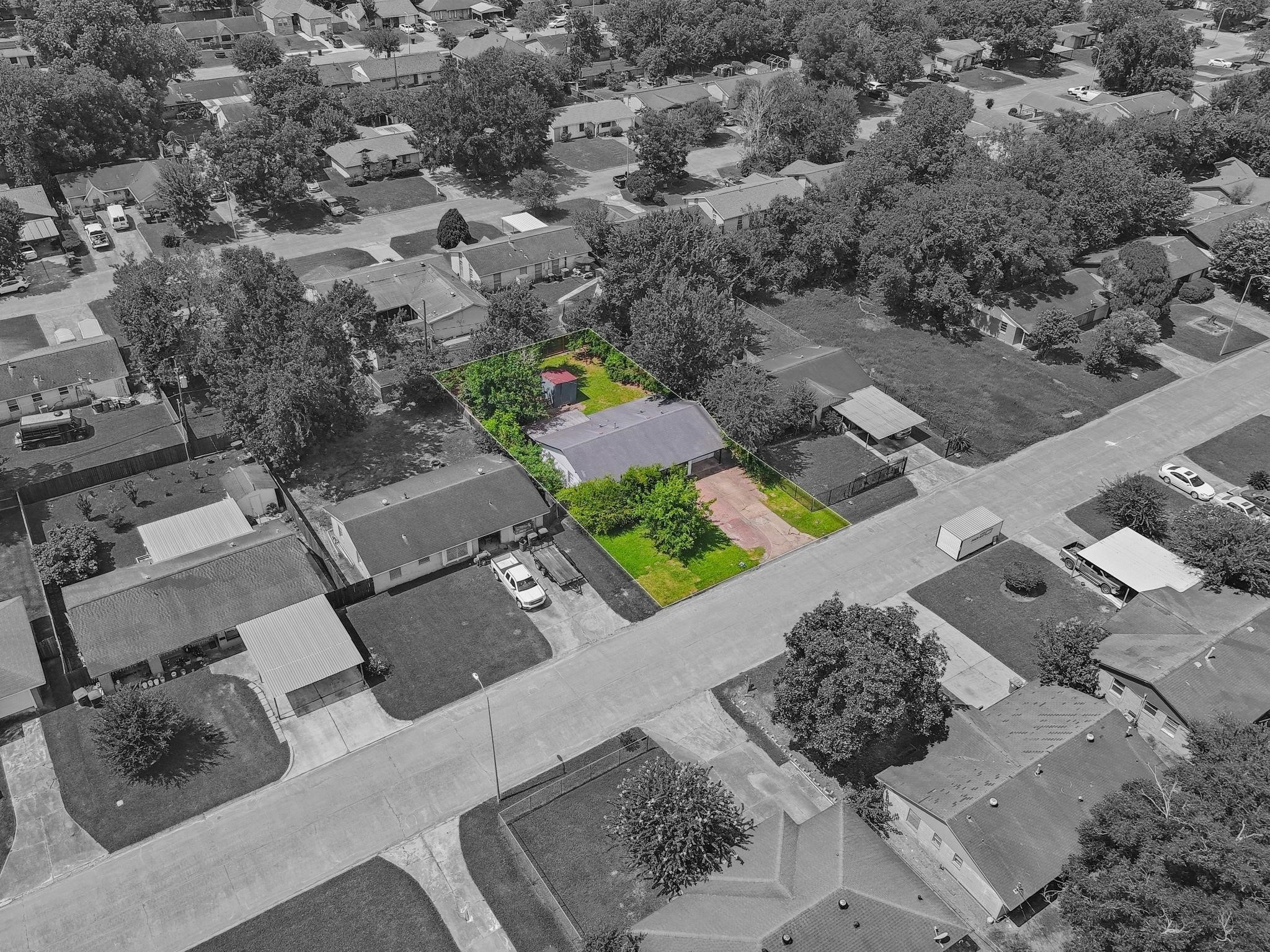 Another aerial photo of this property.