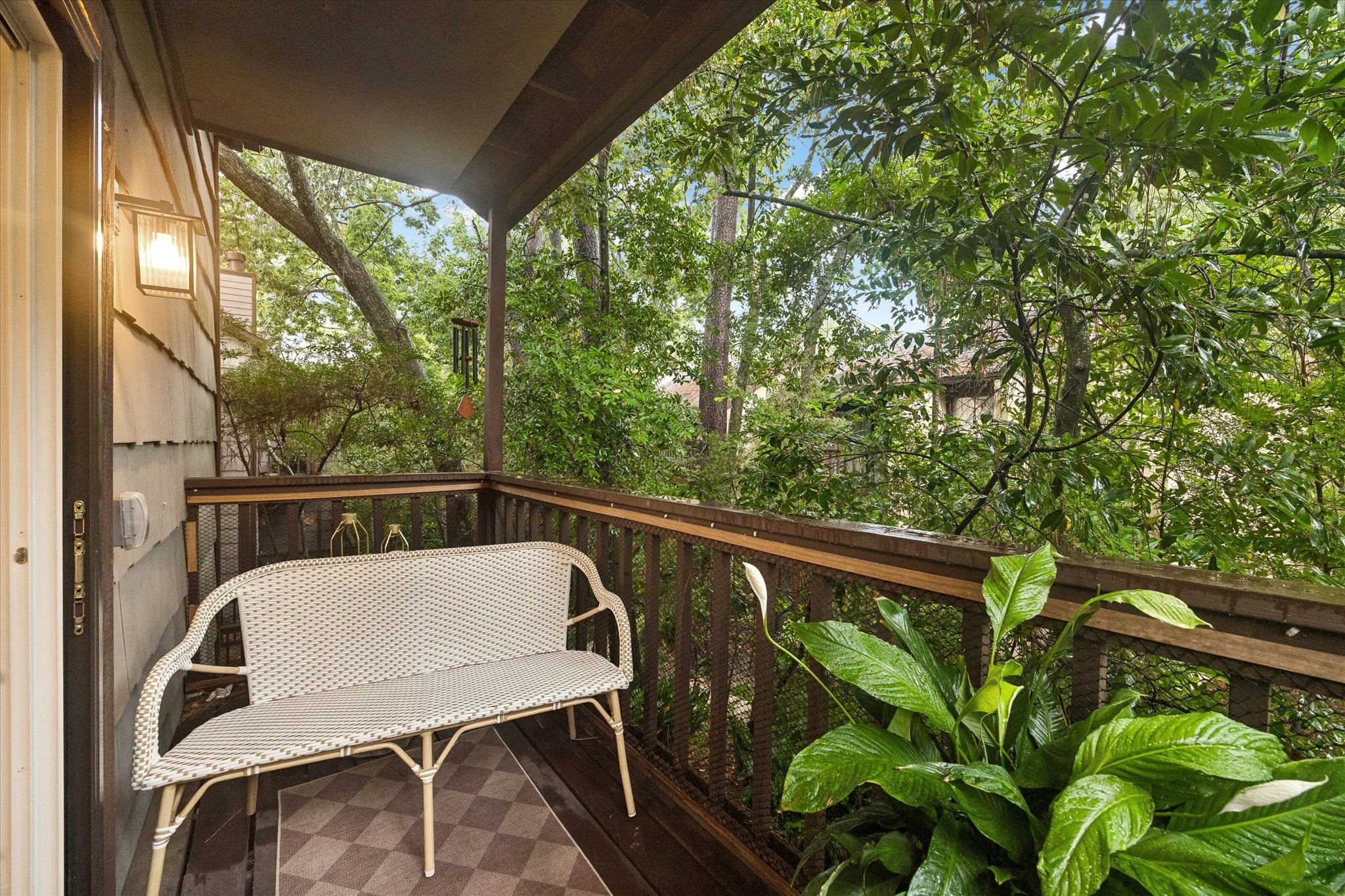 Living in the trees with your lovely balcony