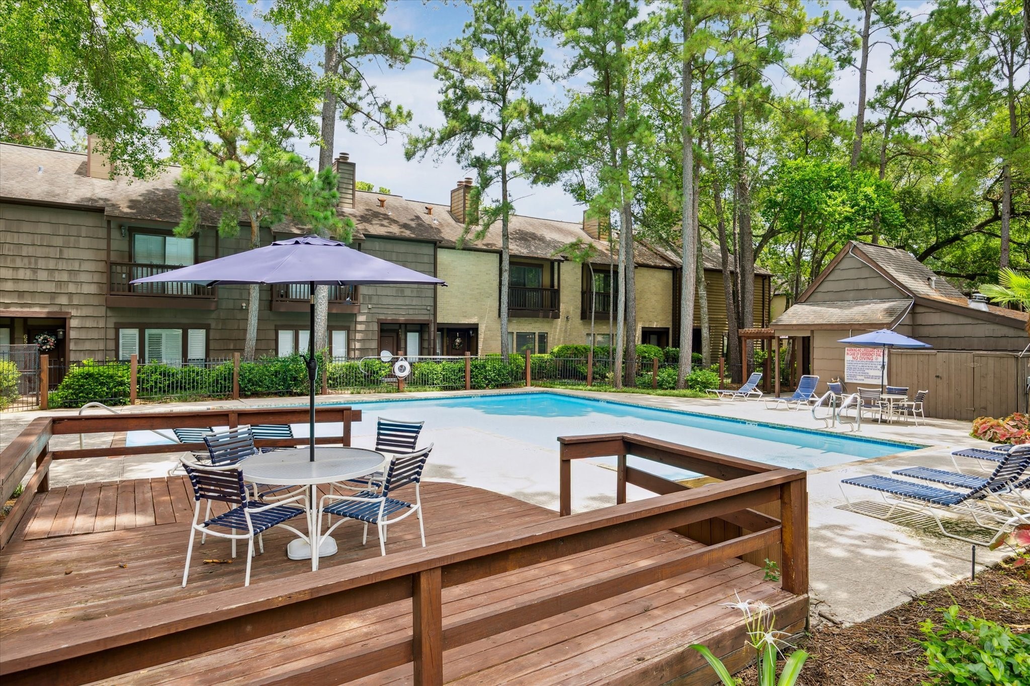 One of two pools
