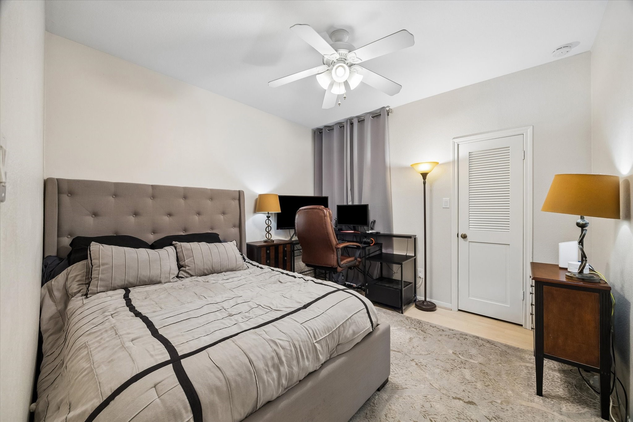 Second bedroom with walk-in closet