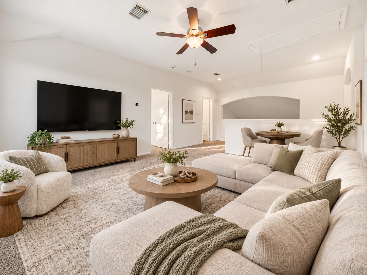 This room has been virtually staged to showcase it's potential