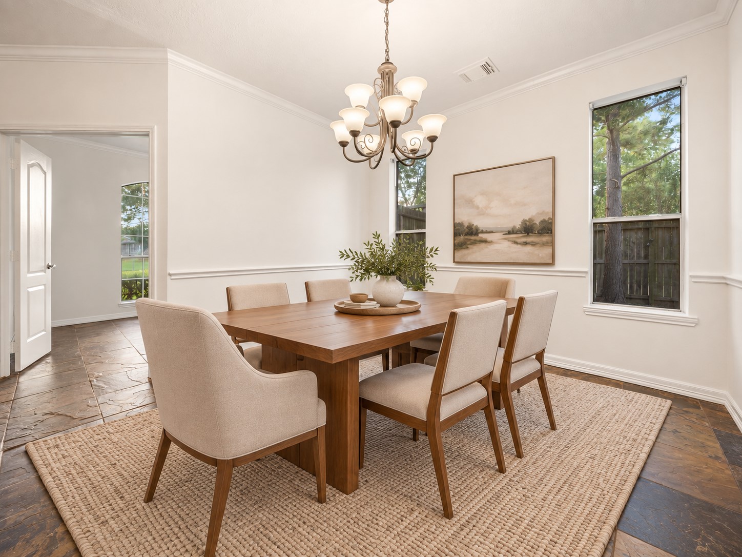This room has been virtually staged to showcase it's potential
