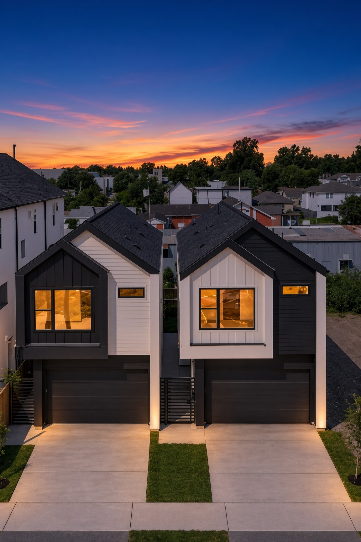 Front loading driveways