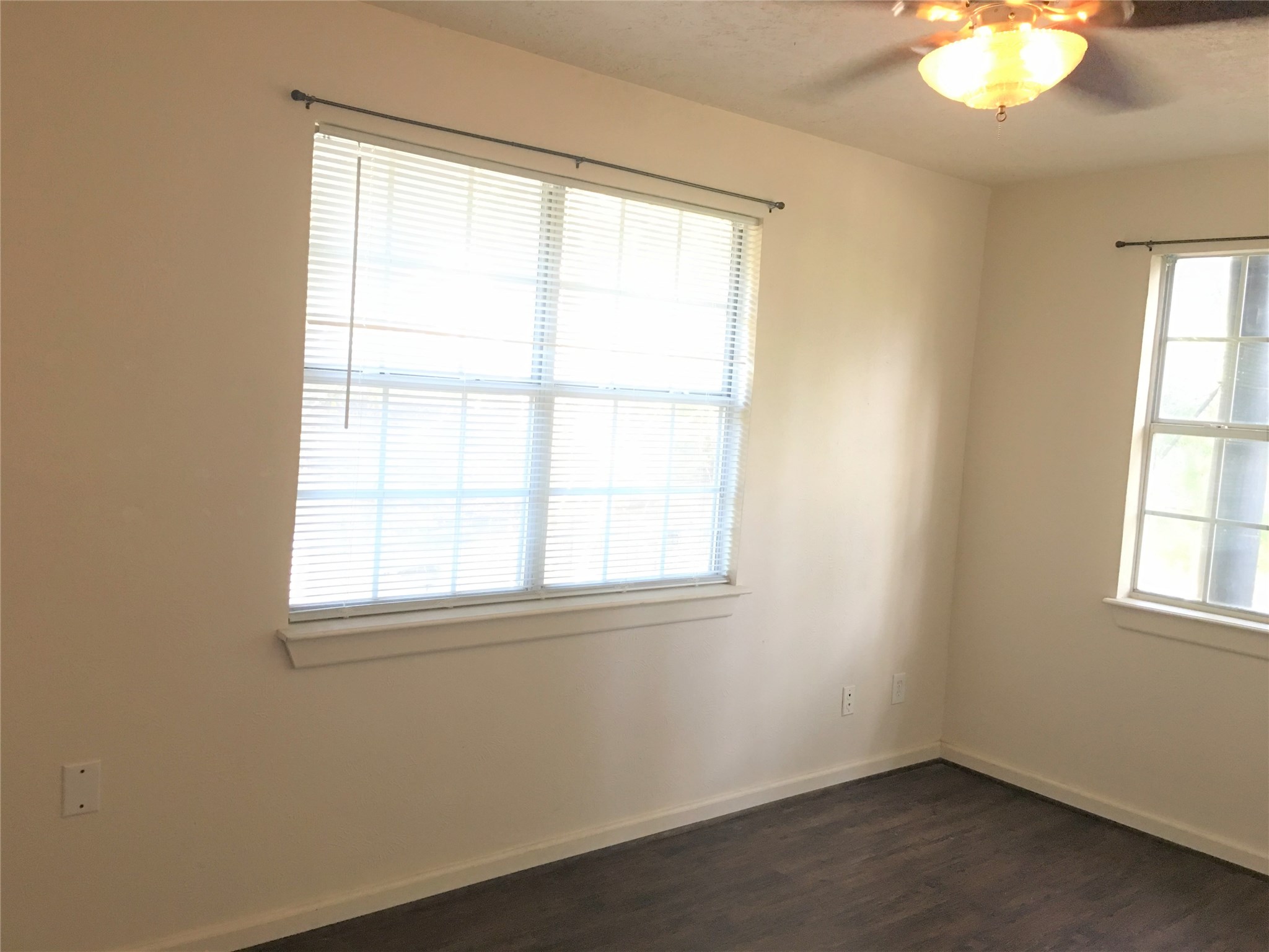 Bedroom 2 is the first room on the right